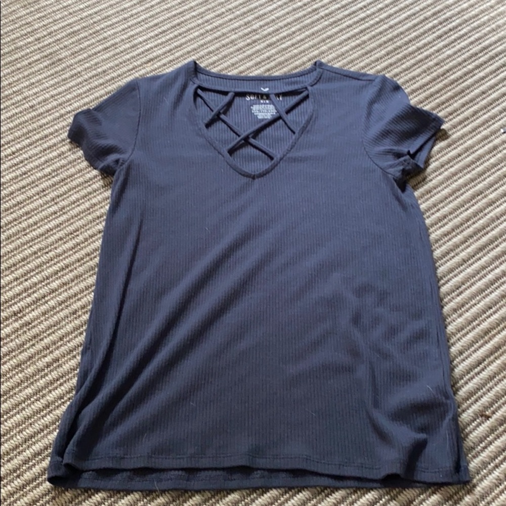 American eagle shirt with crosses